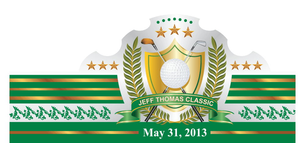 Personalized Custom Golf Tournament Cigar Band 07