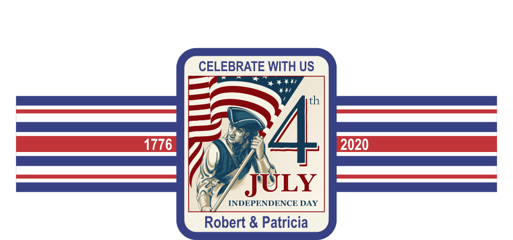 Personalized Custom Fourth Of July Cigar Band 03
