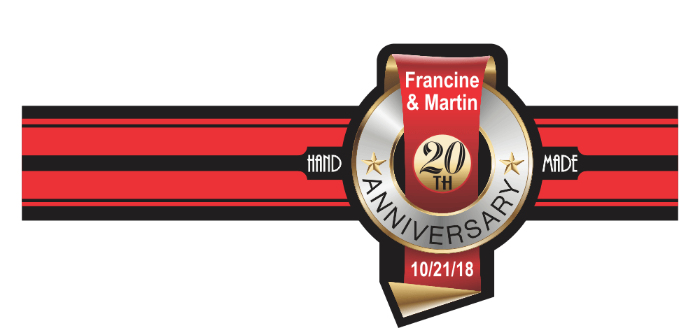 Personalized Custom Anniversary Cigar Band 06