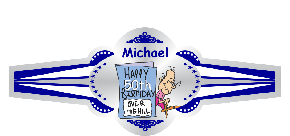 Personalized Custom Birthday Cigar Band 15